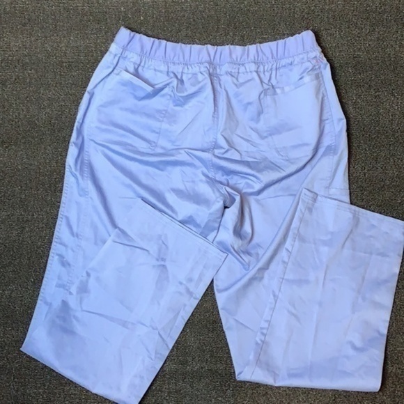 NEW Cherokee blue workwear drawstring womens size large tapered leg scrub pant - Picture 5 of 9